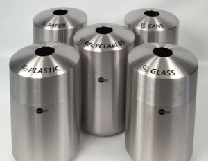Stainless Steel Recycling Cans